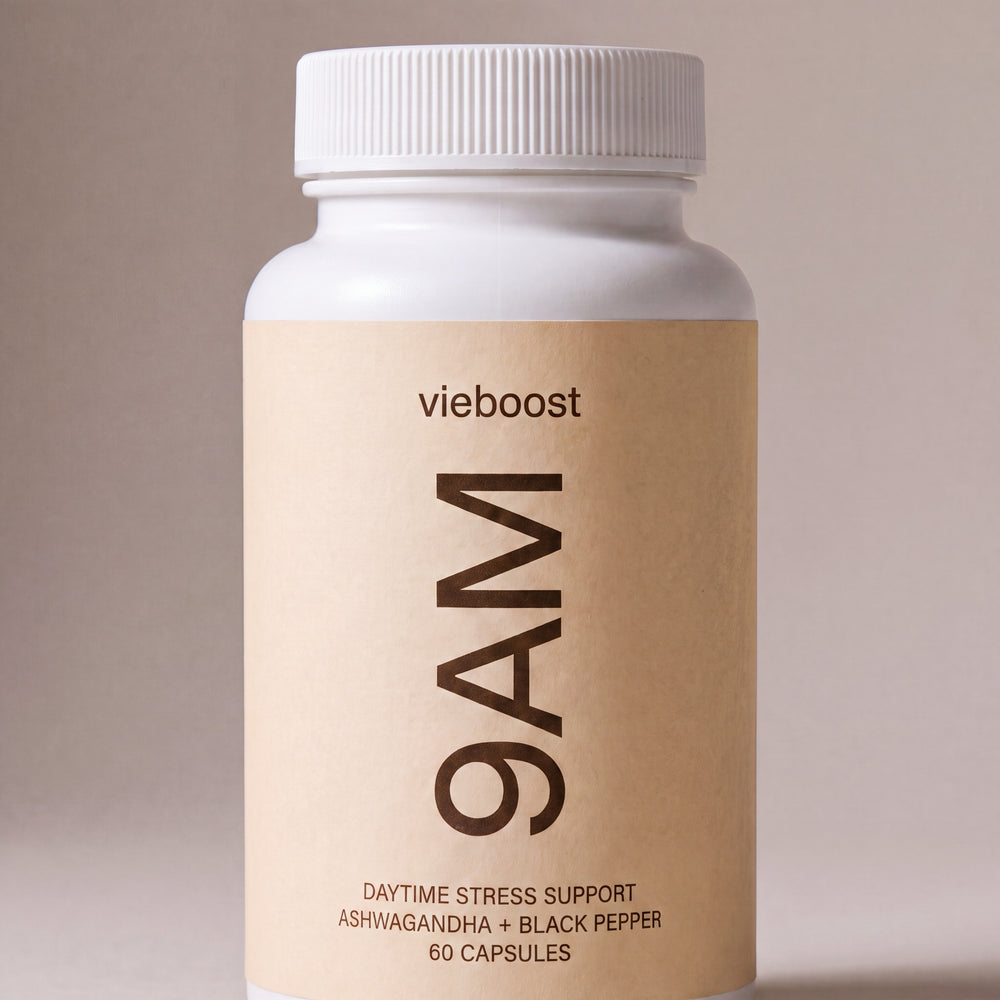 9AM label close-up
