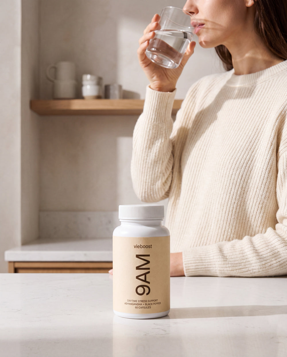 Taking 9AM with water