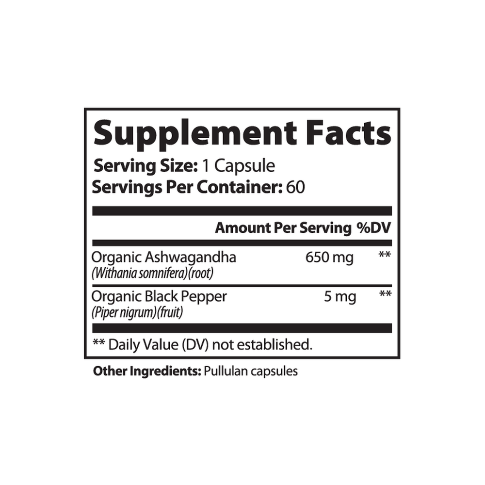 9AM Supplement Facts — verbatim from the label