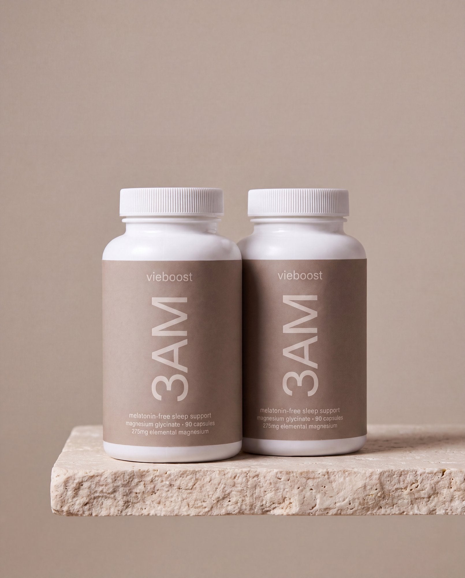 3AM™ bottle with its retail box and capsules